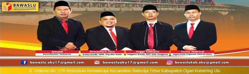 Anggota Bawaslu OKU Yeyen Andrizal Hadiri Rakor Pengumpulan IKP Pilkada 2020