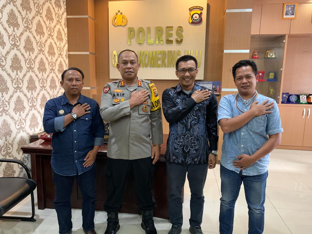 Audiensi Bersama Kapolres OKU, Bawaslu OKU Siap Bersinergi Dalam Mengawal Dan Mengawasi Pemilu 2024 