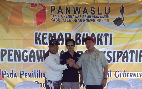 Pramuka-Panwaslu Gelar Kemah Bakti Pengawasan Pemilu