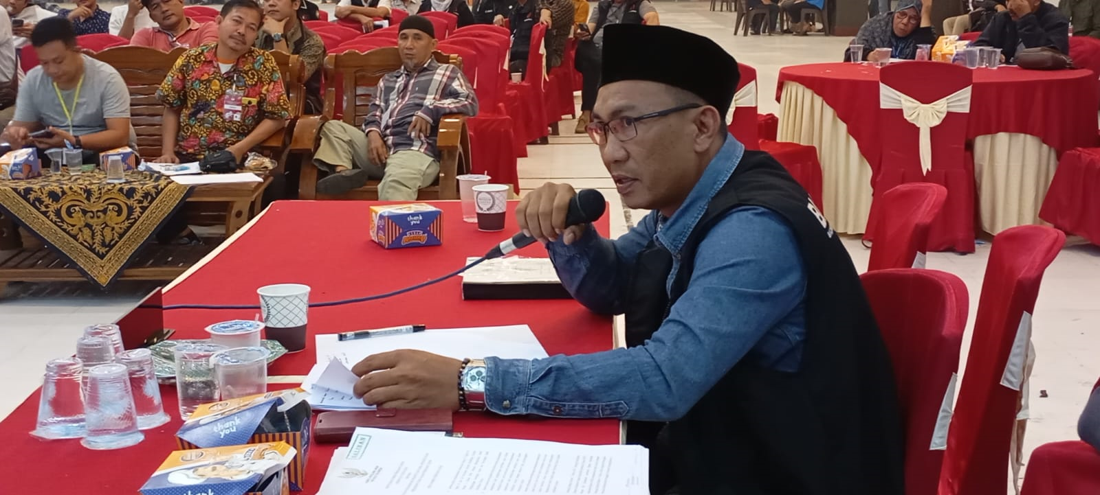 Ketua Bawaslu OKU Hadiri Pleno Rekapitulasi pemilu 2024