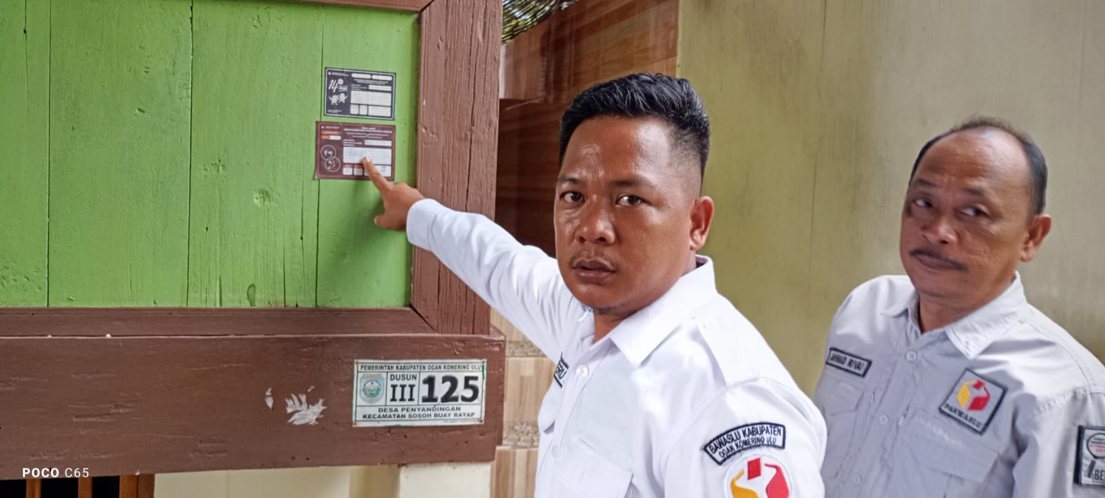 photo saat coklit dikecamatan di OKU