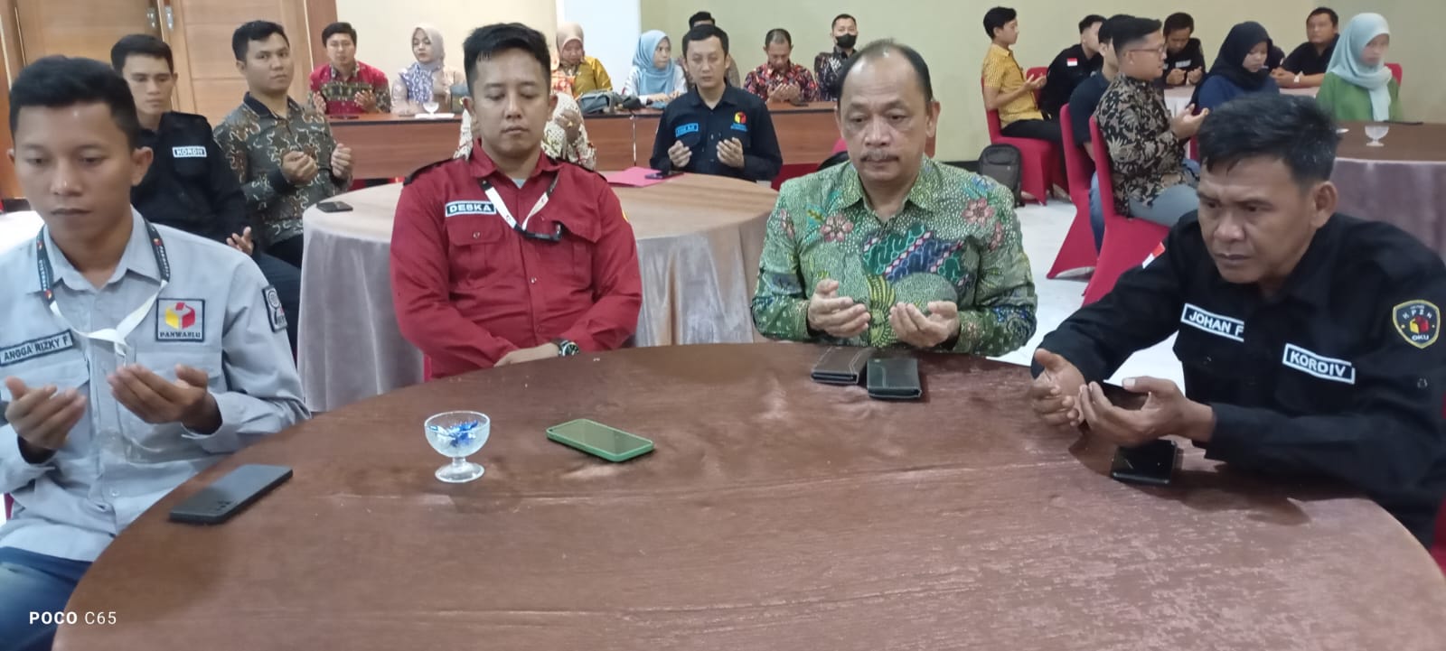 Peserta Rapat Koordinasi Evaluasi DPS dan DPT.