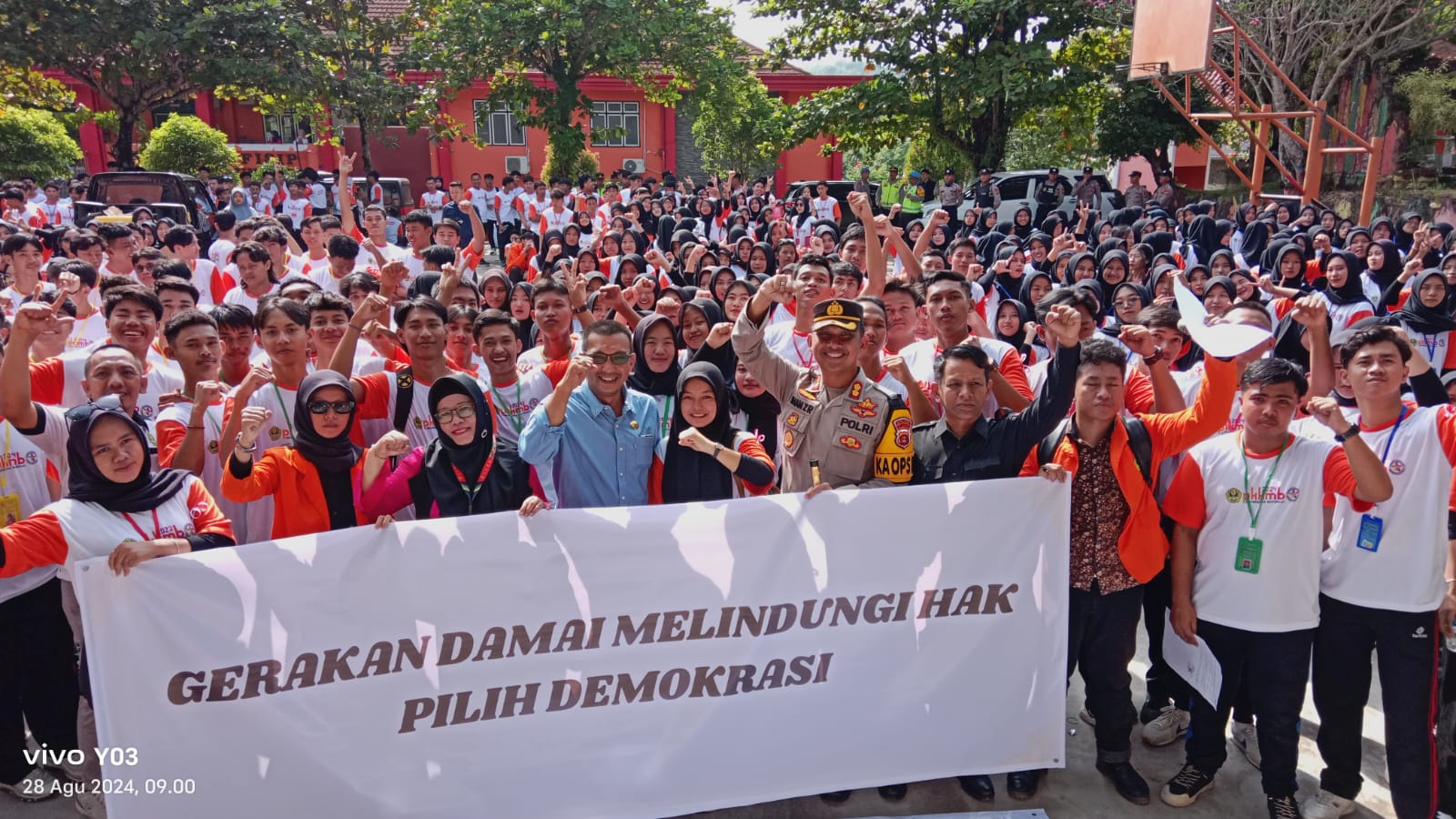 Photo Aksi Damai Di Universitas Baturaja. 