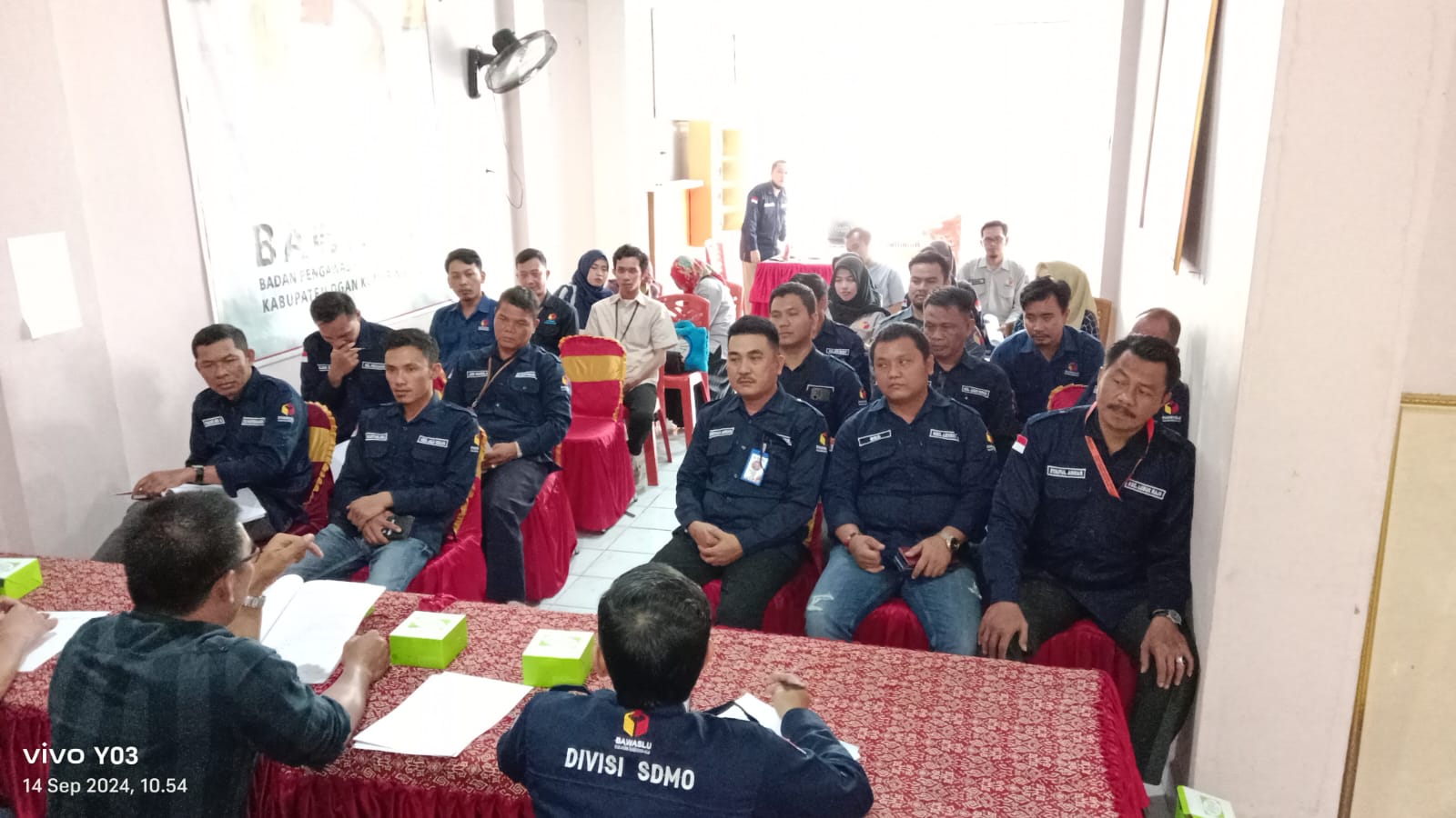 Photo Rapat Pembentukan PTPS Di Bawaslu OKU 