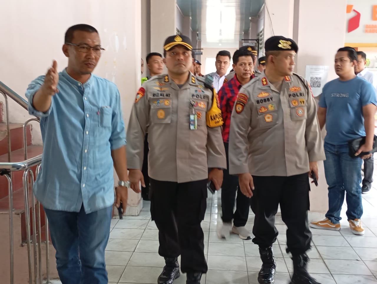 Kunjungan Perwakilan Kapolda Sumsel Ke Bawaslu OKU 