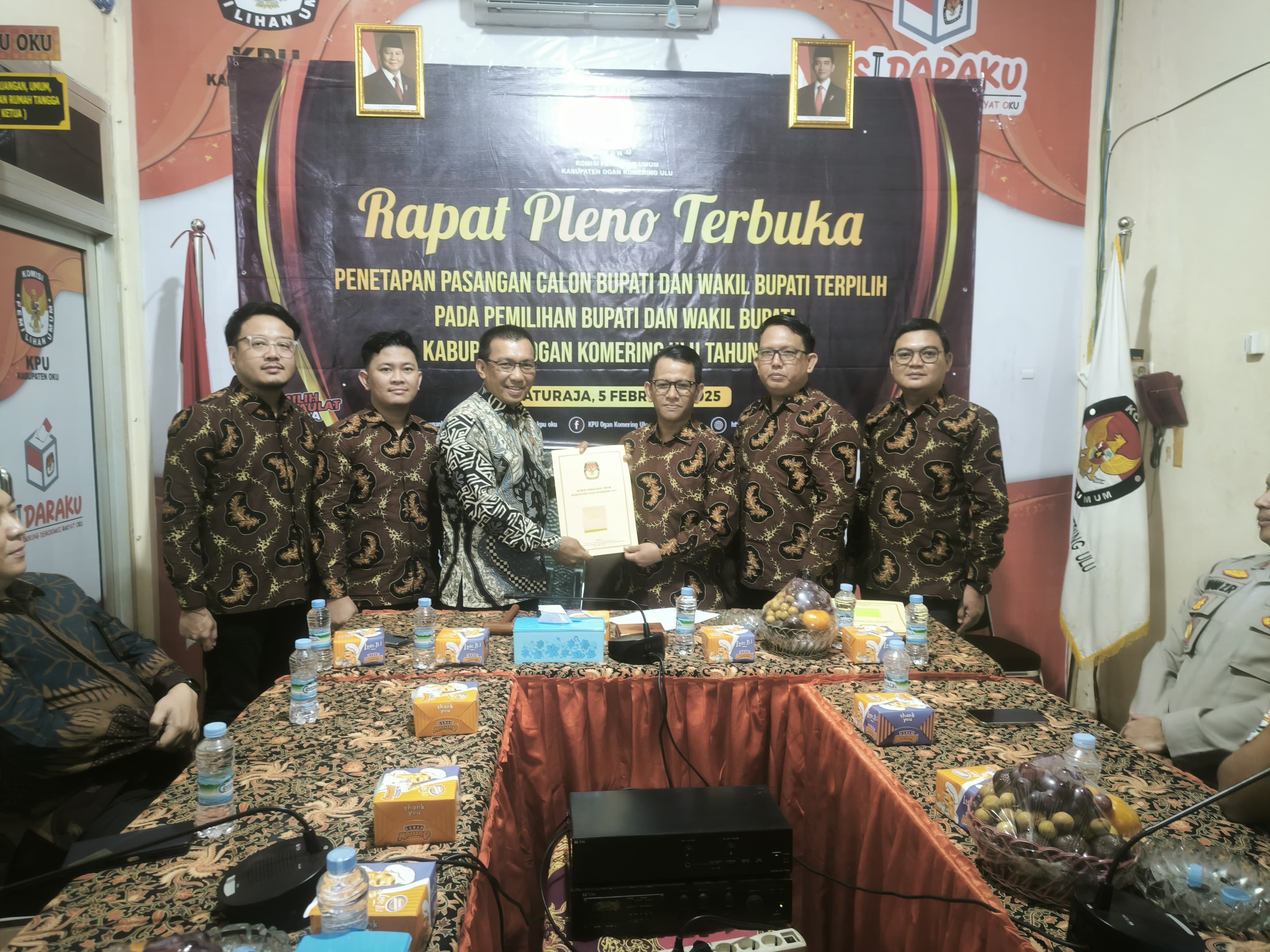 Photo Penetapan calon bupati dan wakil bupati 2024.