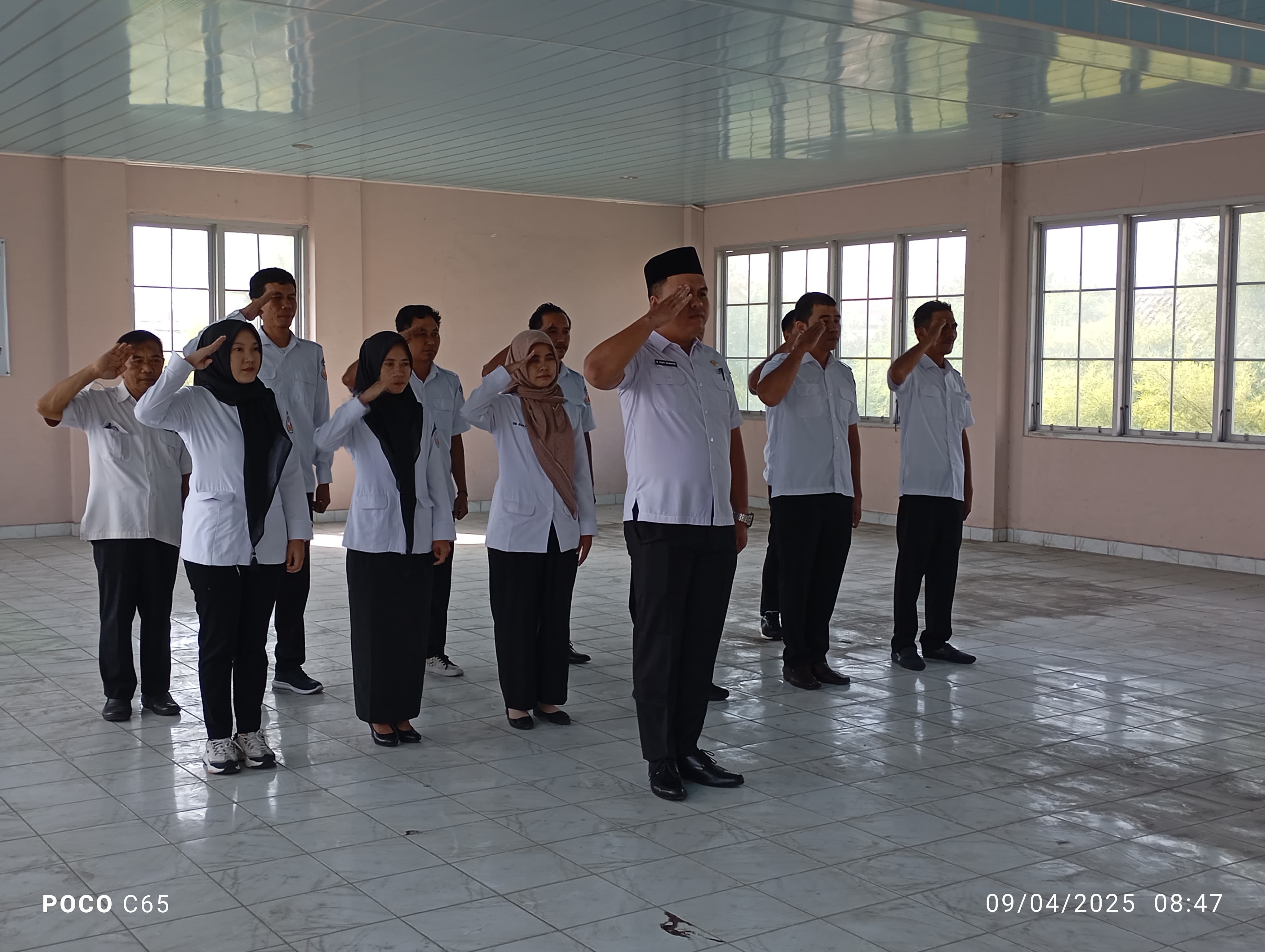 Upacara Hut Ke 17  di Bawaslu OKU