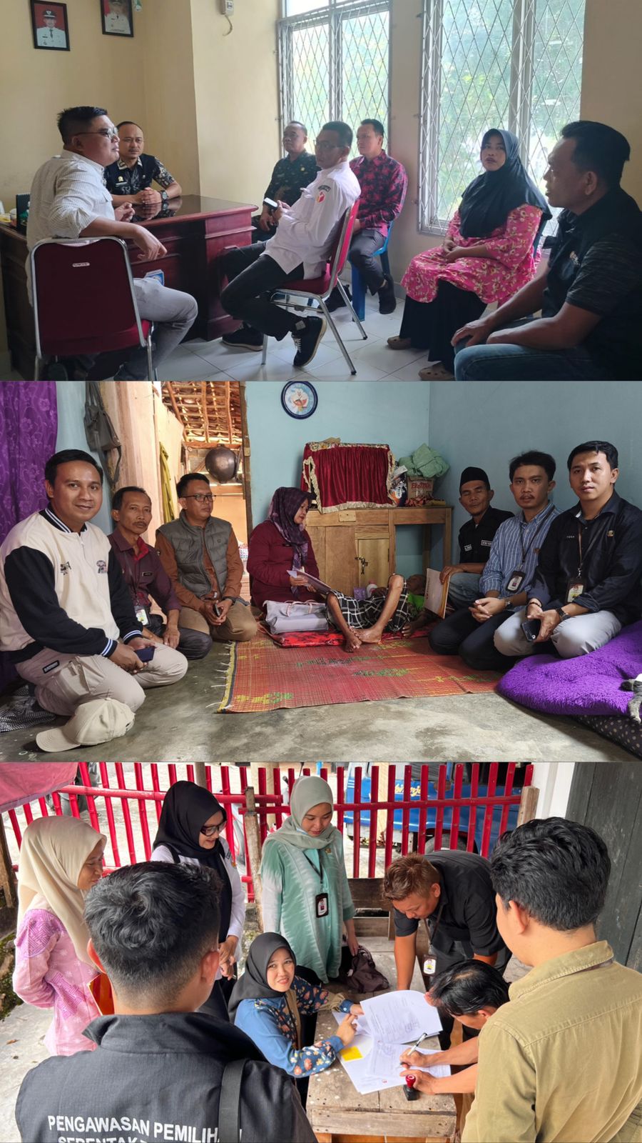 Photo Kordiv HP2H Bawaslu OKU beserta Kasubag dan staf HP2H Bawaslu OKU