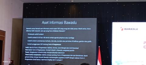 materi pengelolaan pemberitaan dan optimalisasi website bawaslu RI