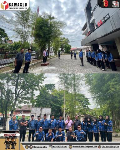 Photo Ketua Bawaslu OKU beserta PNS, PPPK, dan Tenaga Pendukung Bawaslu OKU