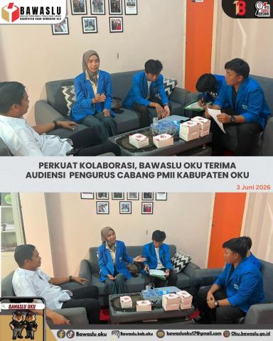 Ketua Bawaslu OKU bersama Pmii OKU
