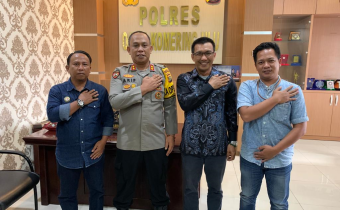 Audiensi Bersama Kapolres OKU, Bawaslu OKU Siap Bersinergi Dalam Mengawal Dan Mengawasi Pemilu 2024 