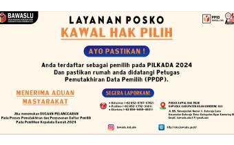 Layanan Posko Kawal Hak pilih pada pemilihan serentak tahun 2024 