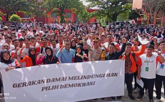 Photo Aksi Damai Di Universitas Baturaja. 