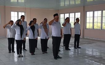 Upacara Hut Ke 17  di Bawaslu OKU