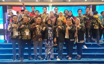 Photo Bersama Bawaslu Se Sumsel di Rapat Konsolidasi