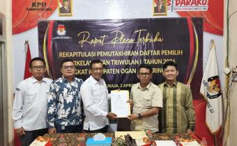 Photo Kordiv Pengawasan bersama KPU OKU