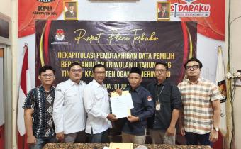 Photo Bawaslu OKU bersama KPU OKU
